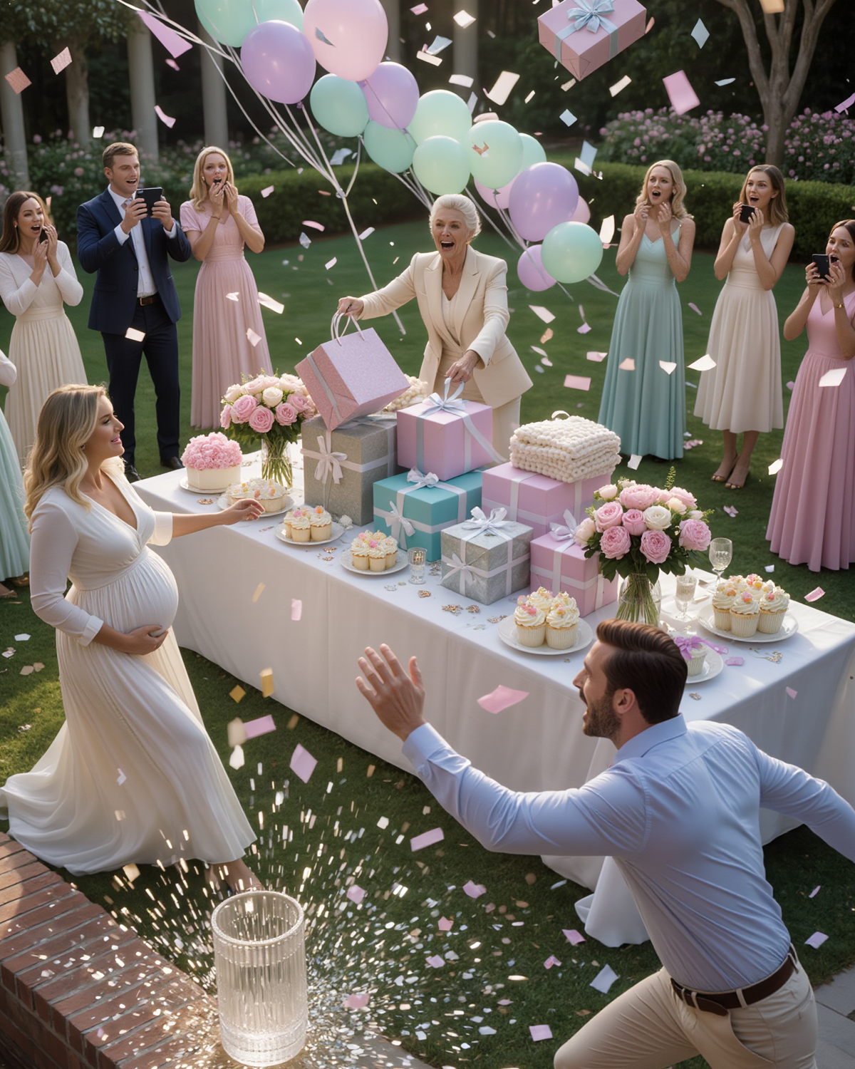 Til min babyshower prøvede min svigermor at overtage navngivningen af ​​min baby – da jeg nægtede, kastede hun gaverne rundt, men få minutter senere kom sandheden frem, og politiet førte hende væk.