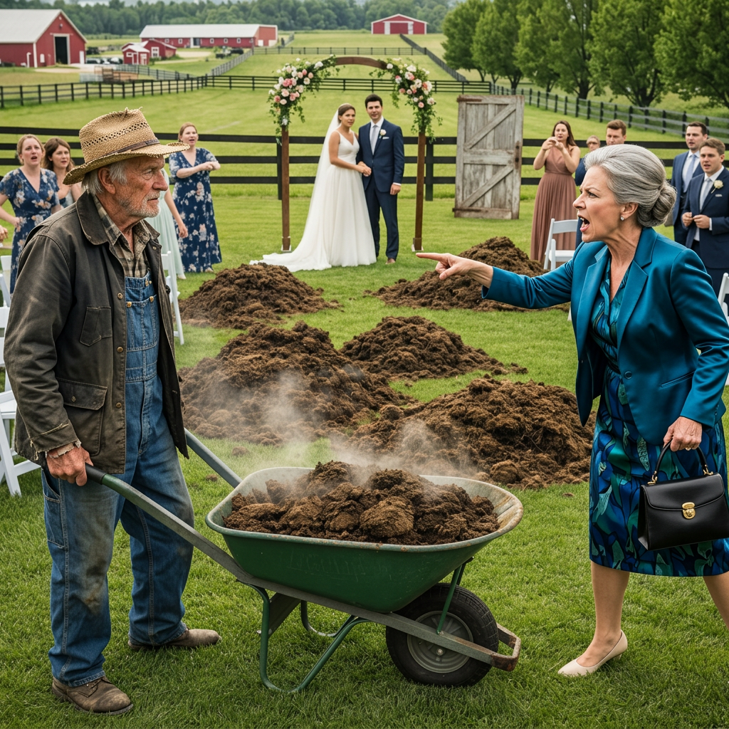HOA Karen holdt et bryllup på min gård uden tilladelse — så jeg dækkede stedet med komøg!