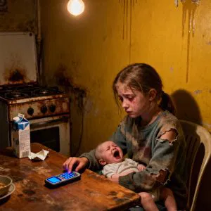 En 12-årig pige sendte en sms til sin tante og bad om penge til at købe mælk til sin lillebror – men beskeden nåede en millionær ved en fejltagelse, og det valg han traf ændrede deres liv.