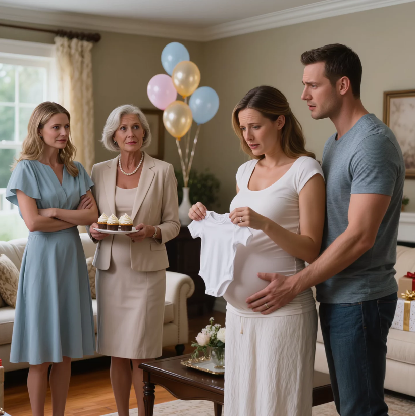 Til min babyshower gav min mor mig en heldragt, der var beregnet til at ydmyge mig – jeg smilede, forblev stille, og tre måneder senere dukkede hun op og tiggede ved min dør.