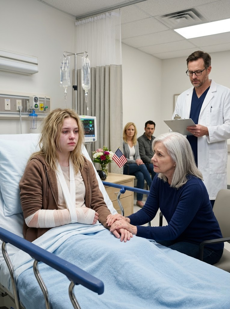 Mit barnebarn ringede til mig fra hospitalet klokken 3:17 om morgenen, og før jeg overhovedet nåede skadestuen, vidste jeg allerede, at dette var natten, hvor alt i vores familie endelig ville komme frem i lyset.