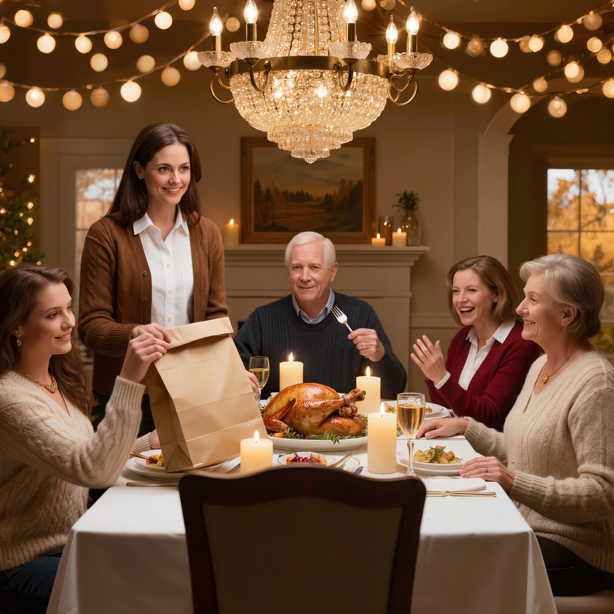 “Mor og far skriver kontrakt på huset til mig. Du får ingenting,” bekendtgjorde min søster ved Thanksgiving-middagen. Alle jublede. Jeg smilede og sagde: “Far, skal jeg fortælle dem det, eller vil du?” Hans gaffel faldt ned. Min søster skreg: “Fortæl os hvad?”