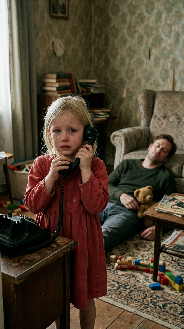 “Mor … hjælp mig! Kom hjem nu!” råbte min 10-årige datter på mig med dirrende stemme. Jeg skyndte mig hjem i panik, kun for at finde min datter og min mand bevidstløse. Jeg ringede straks til politiet, og en af ​​betjentene lænede sig ind og hviskede: “Frue … De tror måske ikke på grunden …”