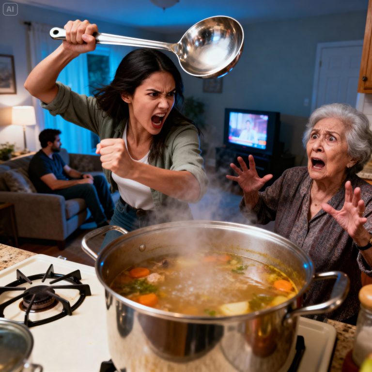 “Din ubrugelige heks! Du kan ikke engang lave suppe, vel? Prøver du at forgifte os?” Min svigerdatter smadrede en ståløse mod min tinding, så blod og bouillon løb ned ad mit ansigt. Jeg kiggede på min søn for at få hjælp. Men han … han tog bare koldt fjernbetjeningen og skruede op for lyden for tv’et for at overdøve mit smerteskrig. Han vidste ikke, at den ‘igle’-mor, han lige havde smidt ud med 200 dollars i lommen, faktisk var den hemmelige ejer af 13 bygninger, inklusive den lejlighed, han boede i.