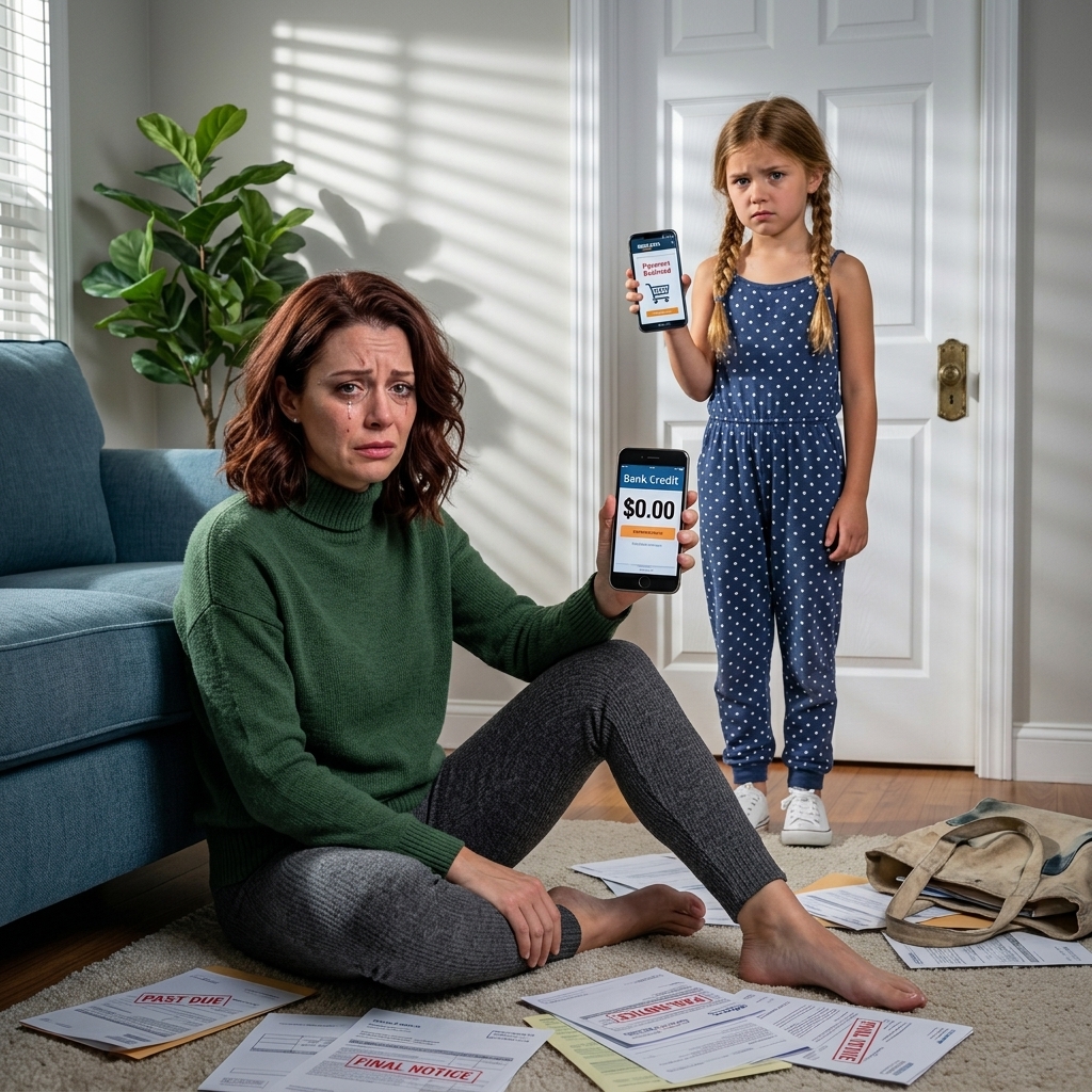 Min søster tømte mine konti og forsvandt med sin kæreste. Jeg var knust, indtil min 9-årige datter sagde: “Mor, bare rolig. Jeg klarede det.” Så ringede min søster skrigende dage senere …