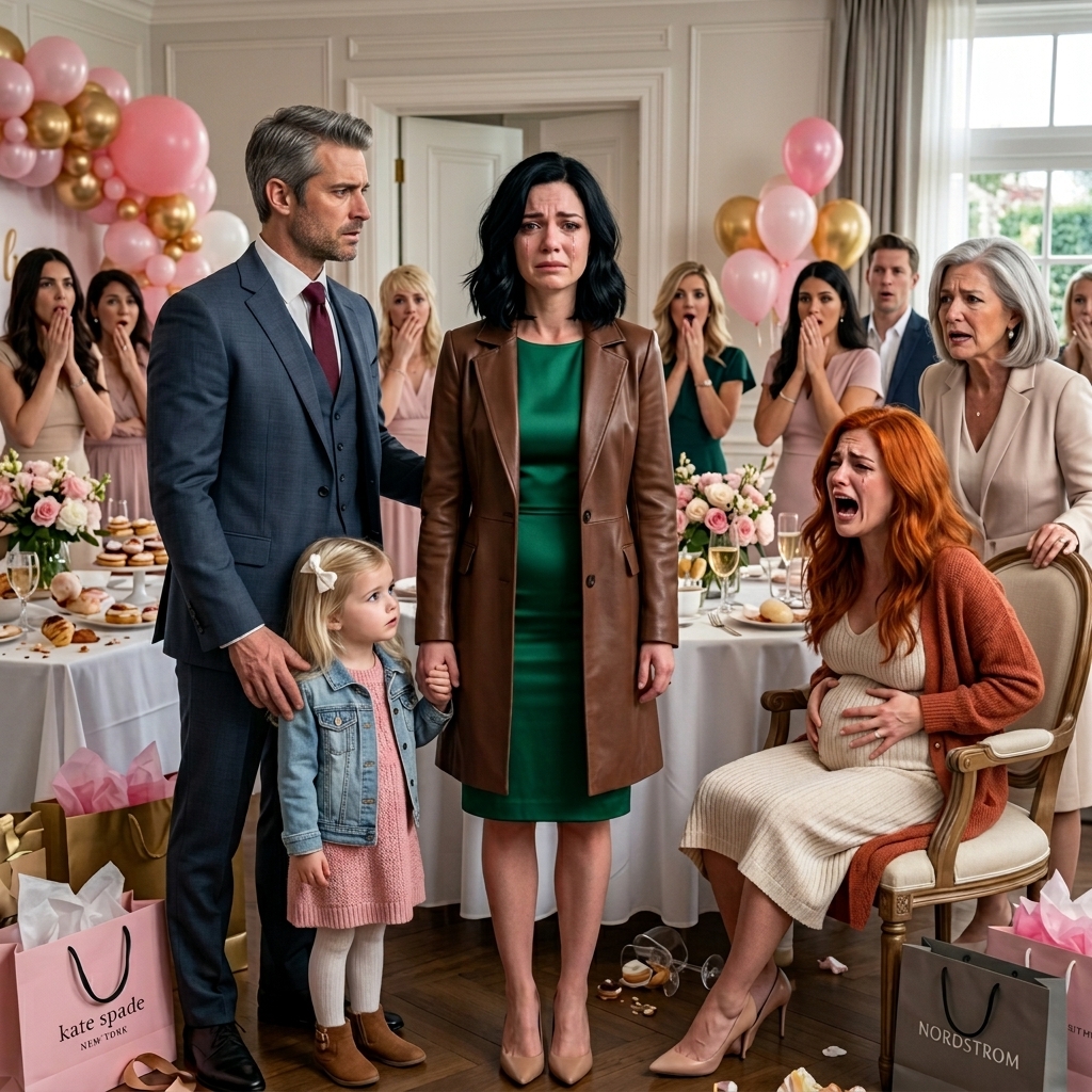 Til min søsters babyshower hånede hun mig for at være “pank” – så kom en mand ind med et barn og sagde, at han var min mand. Der blev stille i rummet.