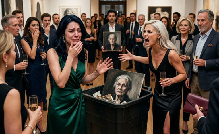 Hun ydmygede mig foran et fuldt galleri, kaldte mig talentløs og smed mit maleri væk som affald. Så samlede den eneste person, der betød noget, det op og så, hvad ingen af ​​dem gjorde.