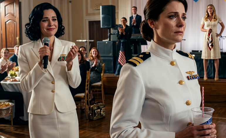Min søster stod under et dimissionsbanner, kiggede direkte på mig i mit marineblå hvide tøj, grinede af, hvordan hun “klarede det her på egen hånd”, og afviste mig som “bare militær” foran et rum fyldt med mennesker, der alligevel klappede af hende – men det, der knuste noget i mig den aften, var ikke joken, det var at indse, at pengene, årene og den version af mig, hun havde slettet, alt sammen lå stille i min kontohistorik og ventede på at blive talt med.
