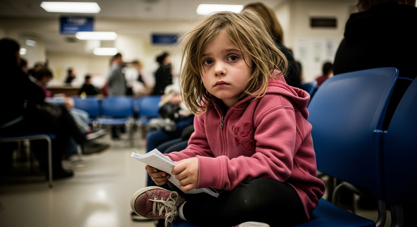 En 7-årig pige sad på vores skadestue i 12 timer uden at sige en lyd. Da jeg endelig læste den krøllede seddel i hendes hånd, indså jeg, at den amerikanske drøm var blevet en dødsdom for hendes familie.