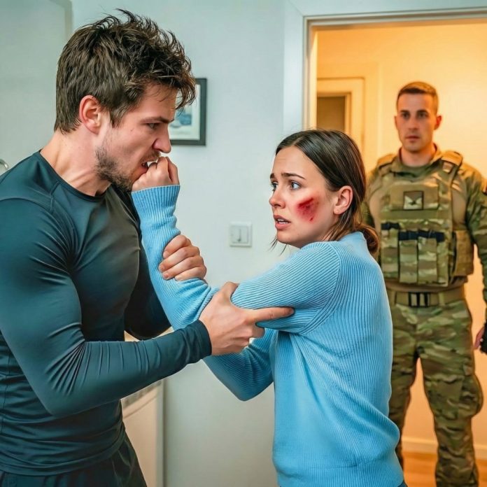 5Jeg var lige kommet hjem efter ni måneder i krig, stadig iført min uniform, stadig tænkte jeg på, hvordan min lillesøster ville smile, når hun så mig ved døren. I stedet fandt jeg Lily stivnet ved køkkenbordet, med et forslået ansigt og rystende hænder. “Hvem gjorde det her mod dig?” spurgte jeg. Hun hviskede: “Vær sød, Ethan … gør det ikke værre.” Men da jeg hørte hans stemme i mit hus den samme uge, vidste jeg, at noget var ved at gå i stykker – og ikke stille og roligt.