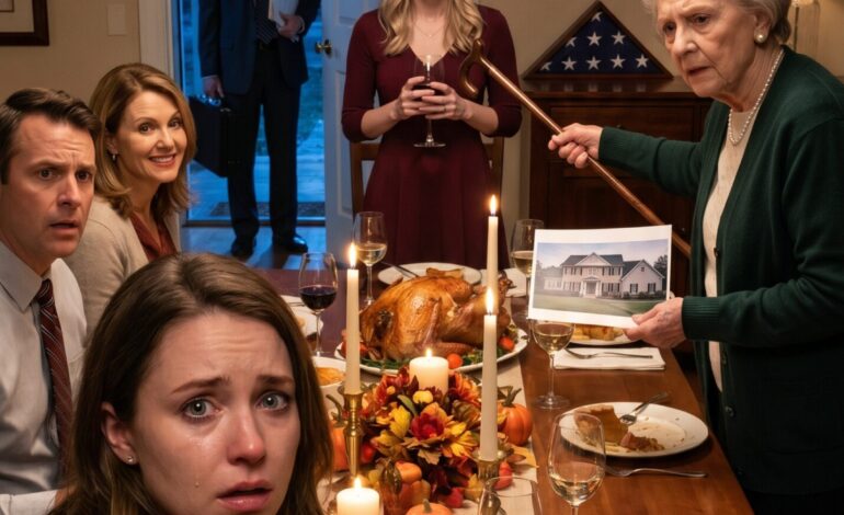 Ved Thanksgiving-middagen pegede min bedstemor på mig og spurgte, hvorfor et ældre par boede i det milliondyre feriehus, hun havde købt til mig.