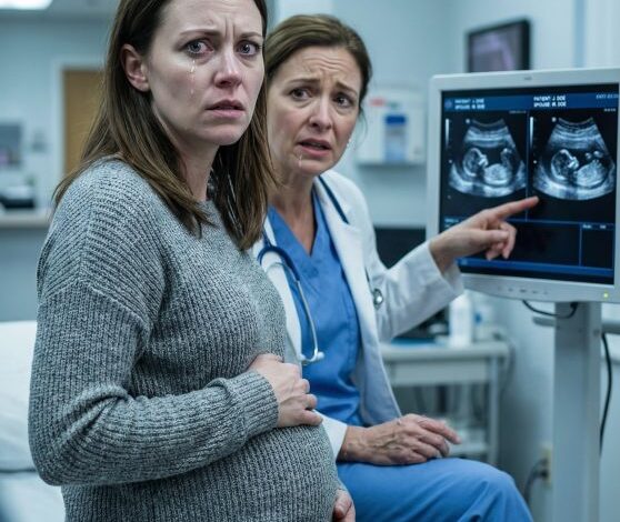 Jeg tog ind til en rutinemæssig ultralydsscanning i forventning om at høre min babys hjerteslag. I stedet begyndte min læge at ryste, trak mig til side og hviskede: “Du skal gå nu. Få en skilsmisse.” Jeg stirrede på hende og spurgte: “Hvorfor?” Hun vendte skærmen mod mig og sagde: “Fordi din mand allerede har været her … med en anden gravid kvinde.” Det, jeg så derefter, knuste ikke bare mit hjerte – det ændrede alt.