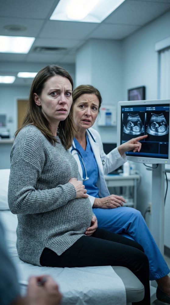 Jeg tog ind til en rutinemæssig ultralydsscanning i forventning om at høre min babys hjerteslag. I stedet begyndte min læge at ryste, trak mig til side og hviskede: “Du skal gå nu. Få en skilsmisse.” Jeg stirrede på hende og spurgte: “Hvorfor?” Hun vendte skærmen mod mig og sagde: “Fordi din mand allerede har været her … med en anden gravid kvinde.” Det, jeg så derefter, knuste ikke bare mit hjerte – det ændrede alt.