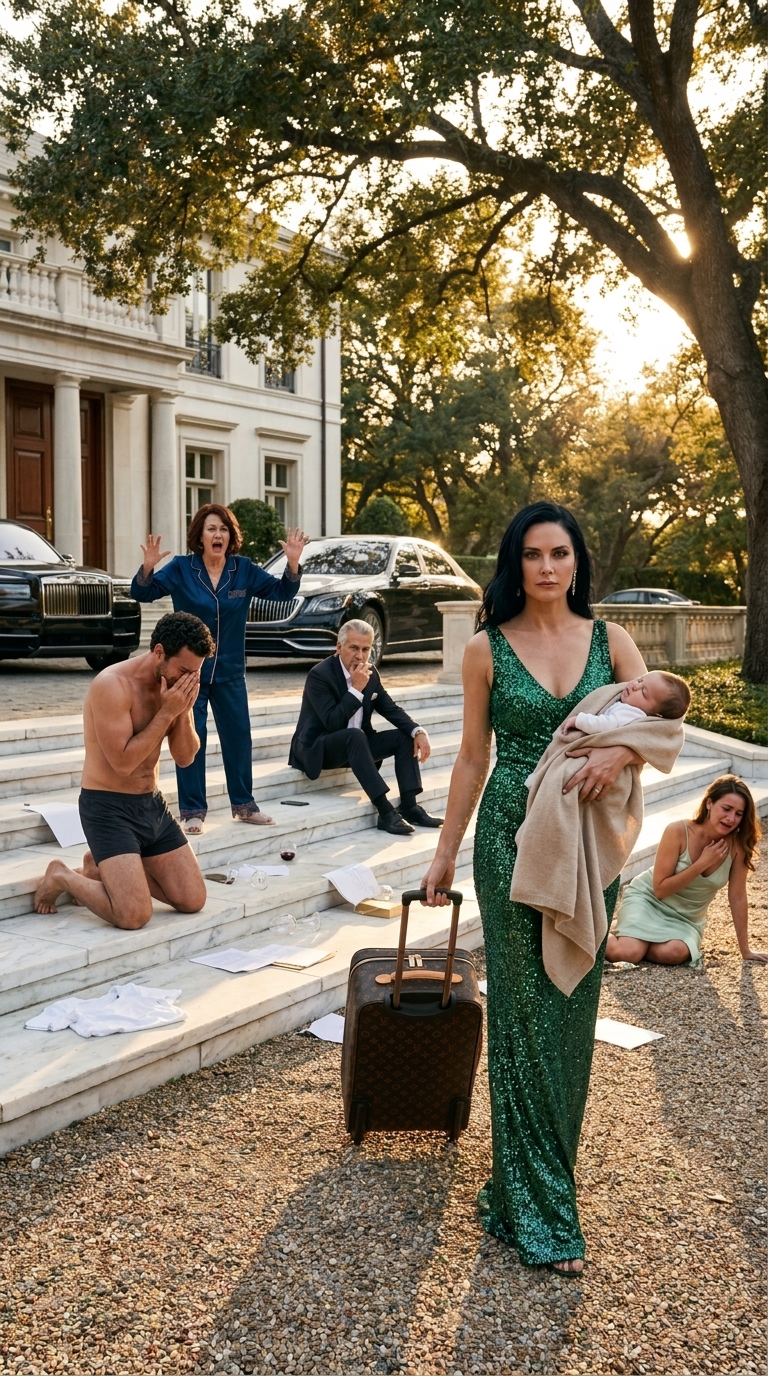 4:30 – Min mand er lige kommet hjem. Jeg var alene, holdt vores 2 måneder gamle baby og lavede mad til hele hans familie. “Skilsmisse,” sagde han. Jeg sagde ingenting – holdt bare min baby tættere, tog en kuffert … og gik. De havde ingen idé om, hvad der skulle ske.