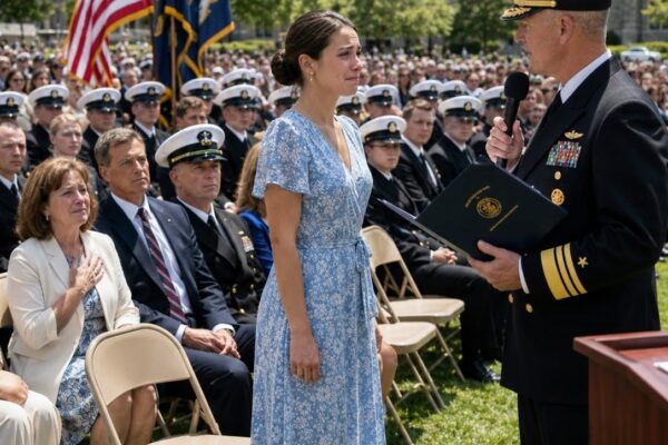 Ved min brors Navy SEAL-ceremoni sagde min mor til mig, at jeg skulle lære af ham – så fik kontreadmiralen hele mængden til at stoppe op og bekendtgjorde min rigtige rang højt.