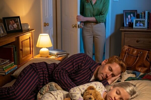 En otteårig pige sover alene, men hver morgen klager hun over, at hendes seng føles “for lille”. Da hendes mor tjekker sikkerhedskameraet klokken 2 om natten, bryder hun sammen i stille gråd …