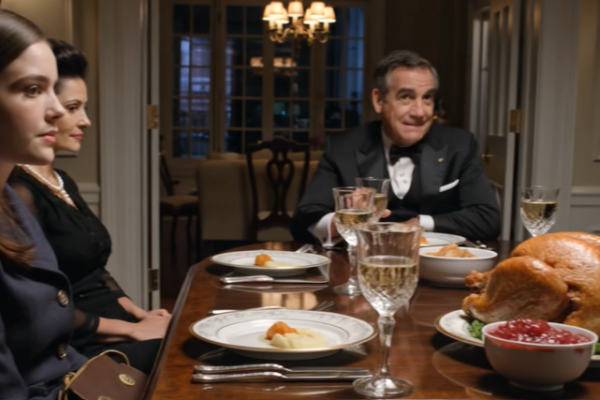 Min far løftede sit glas ved Thanksgiving og sagde…