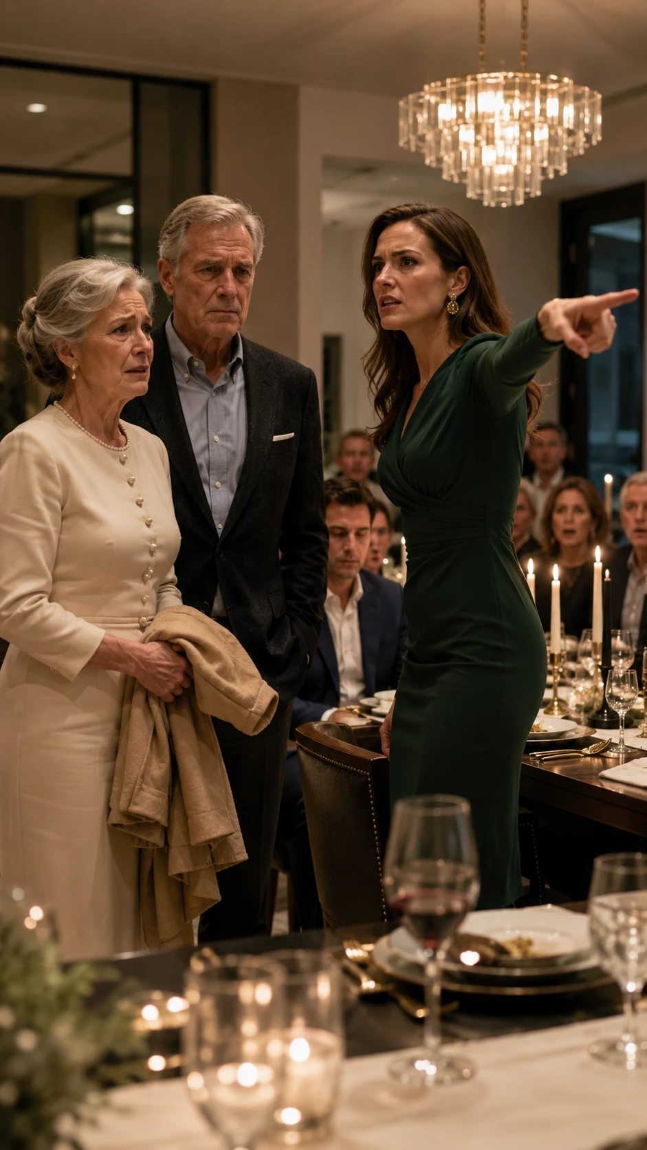 Min svigerdatter smed min kone ud til min søns fødselsdag. Så begyndte hele bordet at rejse sig.